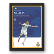 Affiche Kylian Mbappé - Real Madrid