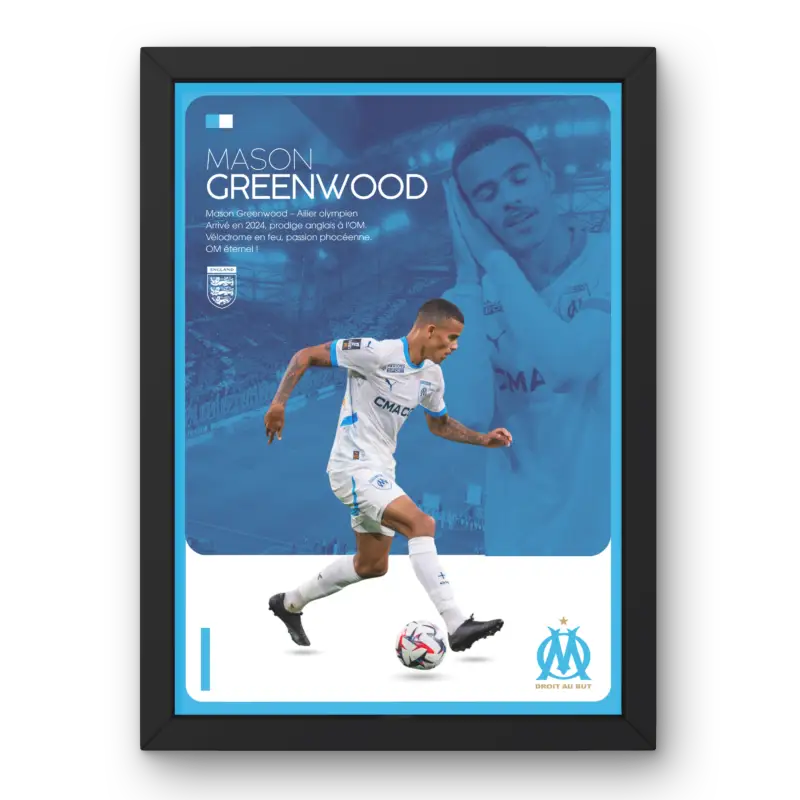 Affiche Mason Greenwood - OM