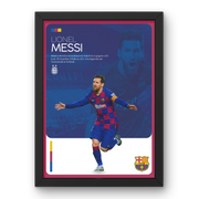 Affiche Lionel Messi - FC Barcelone