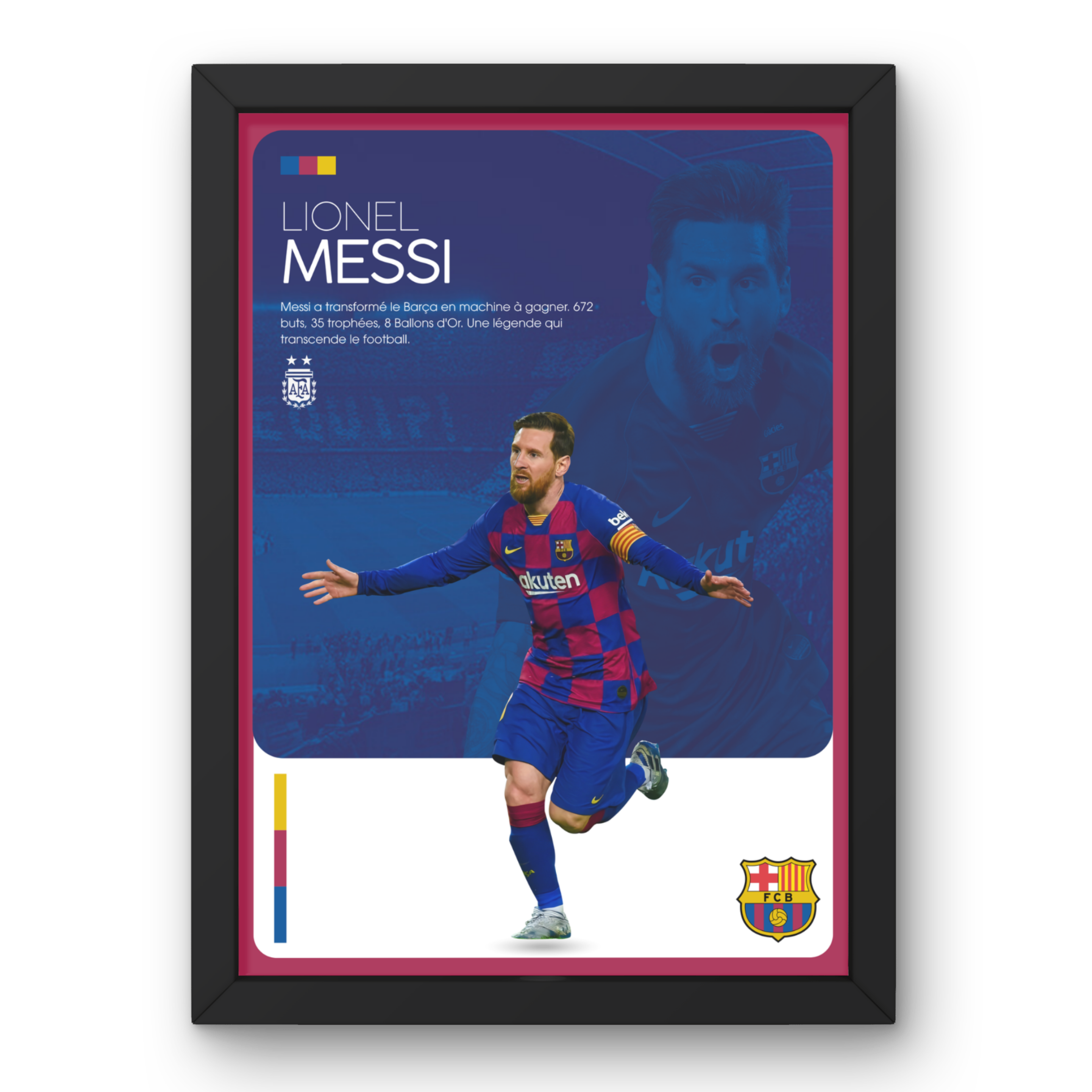 Affiche Lionel Messi - FC Barcelone