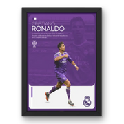 Affiche Ronaldo - Real Madrid