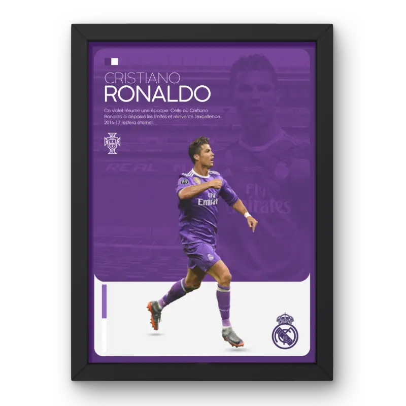 Affiche Ronaldo - Real Madrid