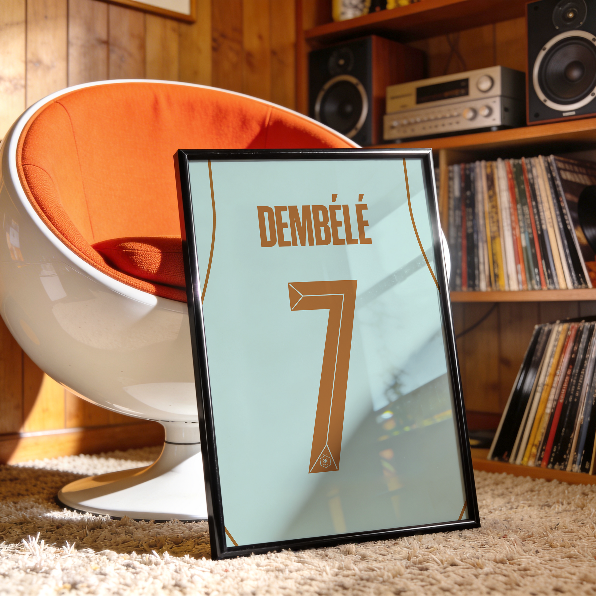 Affiche France extérieur 2026 mockup salon