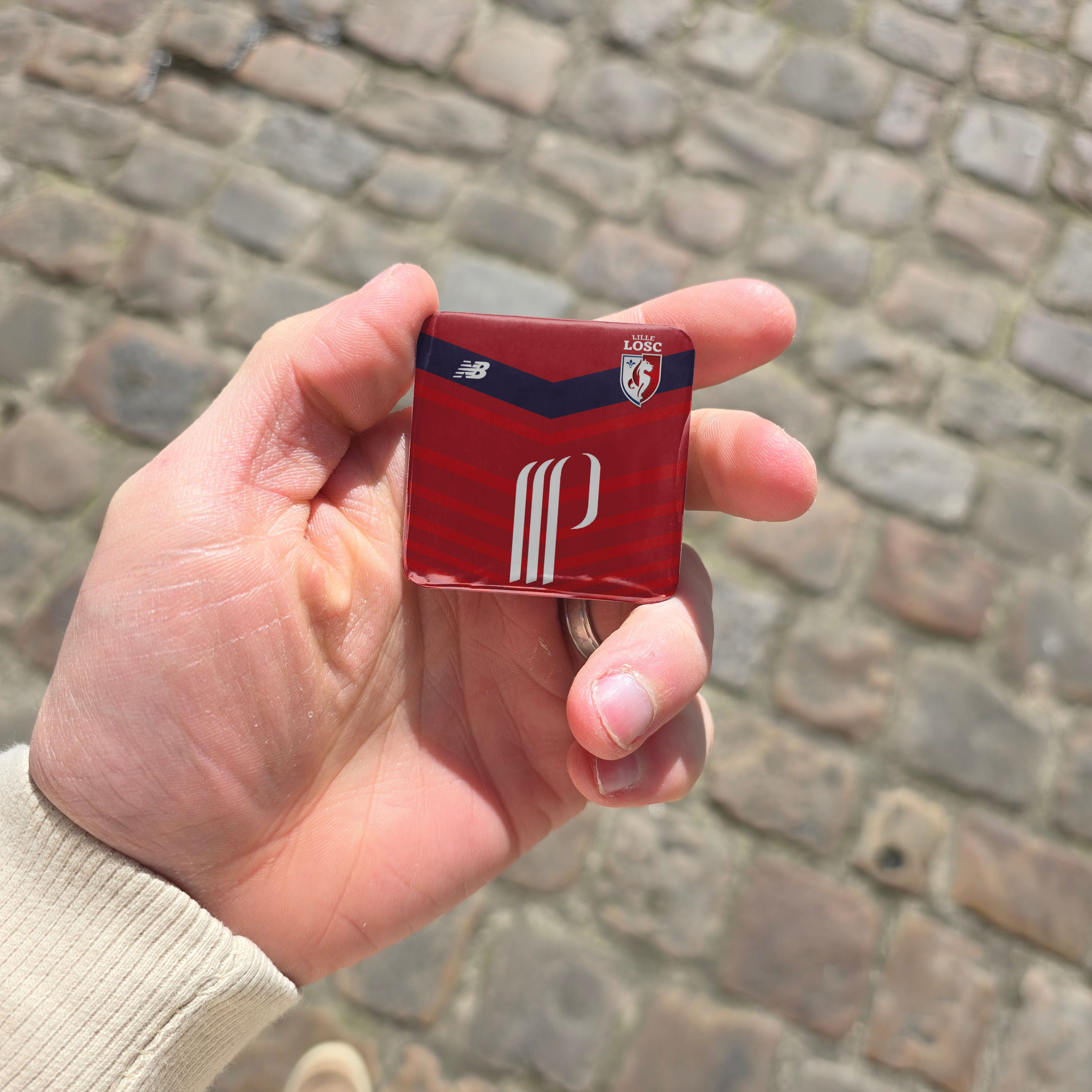 Magnet maillot LOSC domicile 2016/2017 - avant du maillot