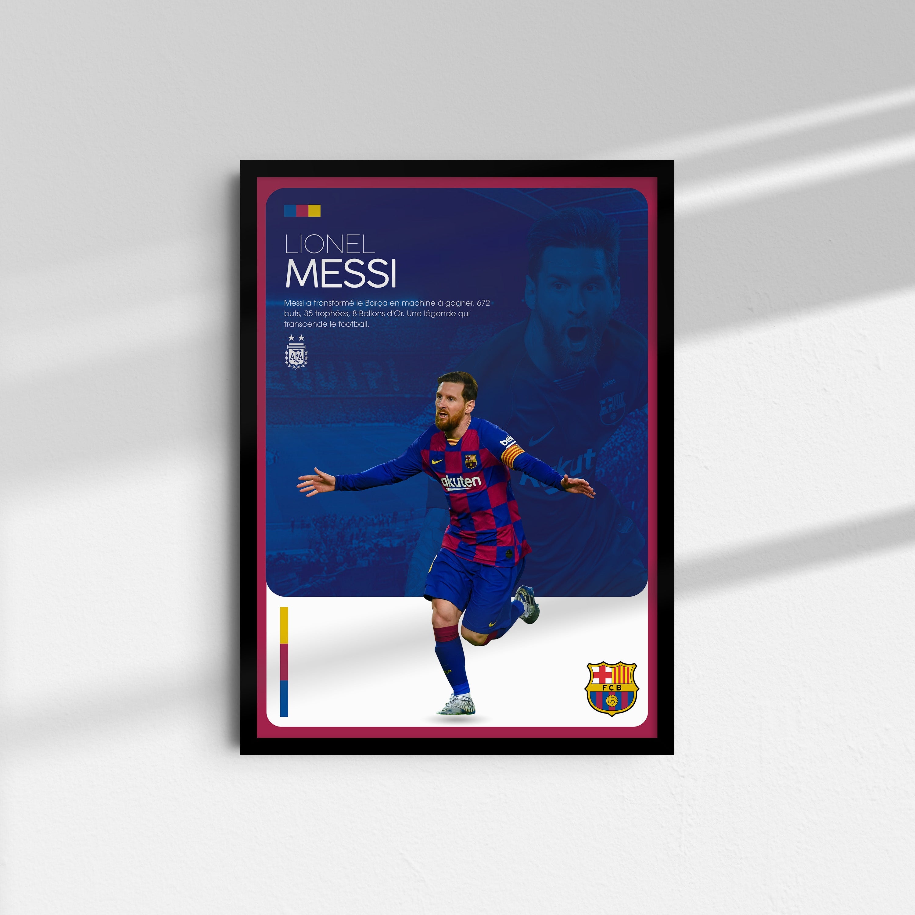 Affiche Lionel Messi - FC Barcelone