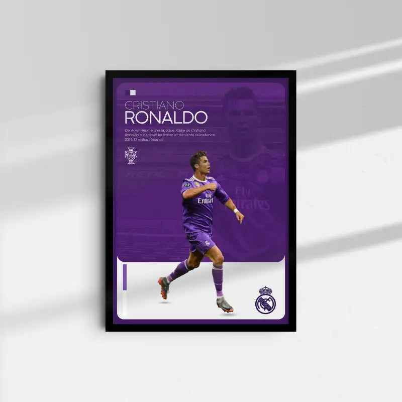 Affiche Ronaldo - Real Madrid