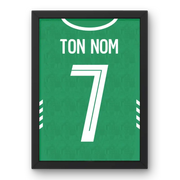 Affiche AS Saint-Étienne Domicile 25/26 Cadre Perso