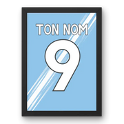 Cadre Manchester City Domicile 25-26 – Affiche encadrée personnalisée - Cadre Perso