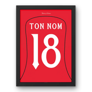 Cadre Manchester United Domicile 25-26 Cadre Perso