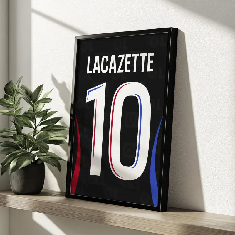 Affiche OL 24-25 Lacazette 10 étagère