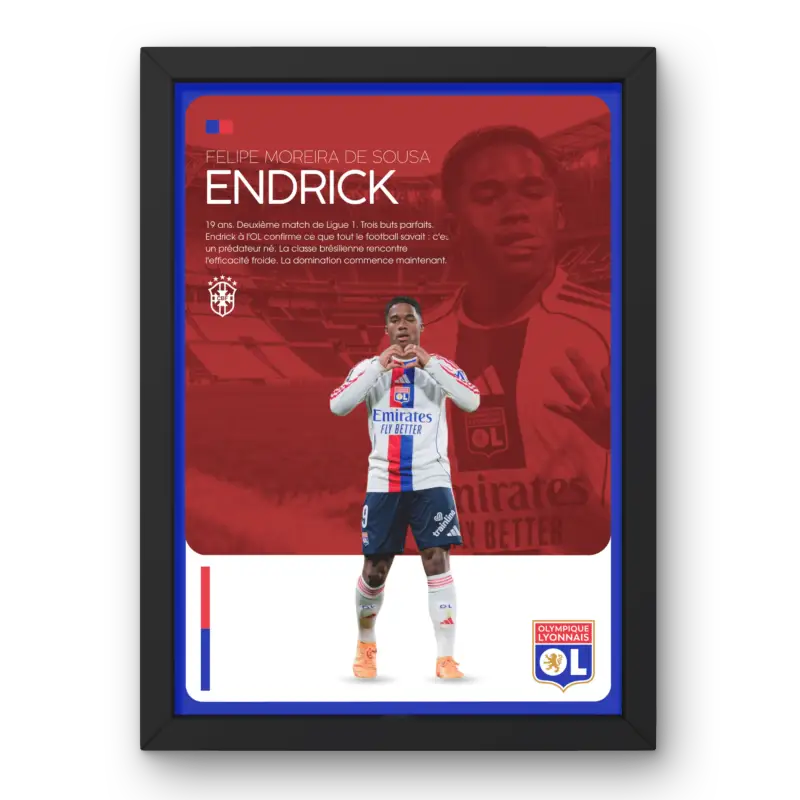 Affiche OL Endrick vue principale