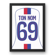 Affiche OL personnalisée Ton Nom 69 vue principale