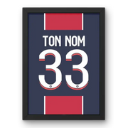 Affiche PSG Hechter Ton Nom 33 vue principale