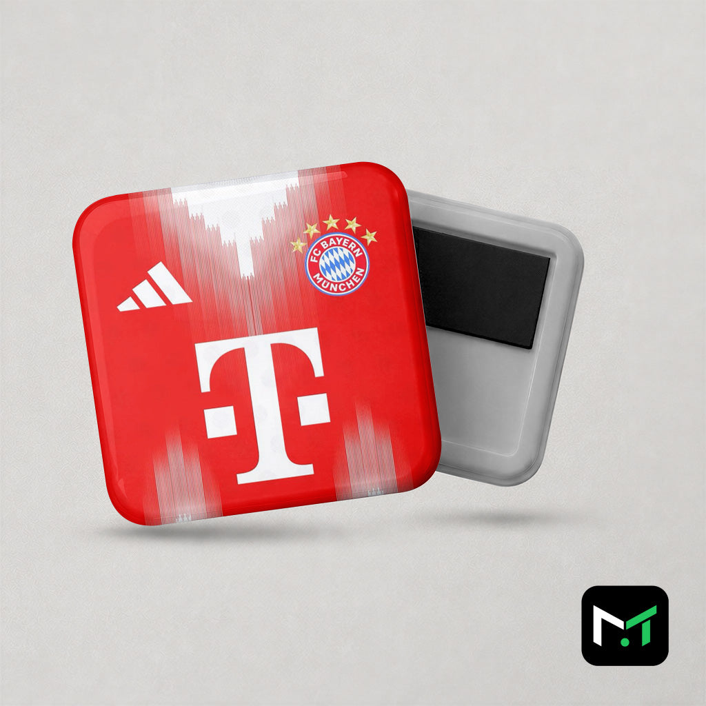 Magnet football Bayern Munich maillot domicile 2025/2026 - avant et arrière