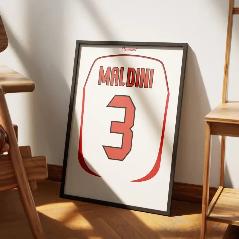 Cadre AC Milan Extérieur 2006 – Affiche encadrée personnalisée - Cadre Perso