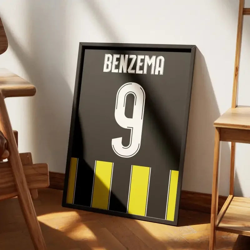 Cadre Al-Ittihad Domicile 2023-2024 – Affiche encadrée personnalisée - Cadre Perso