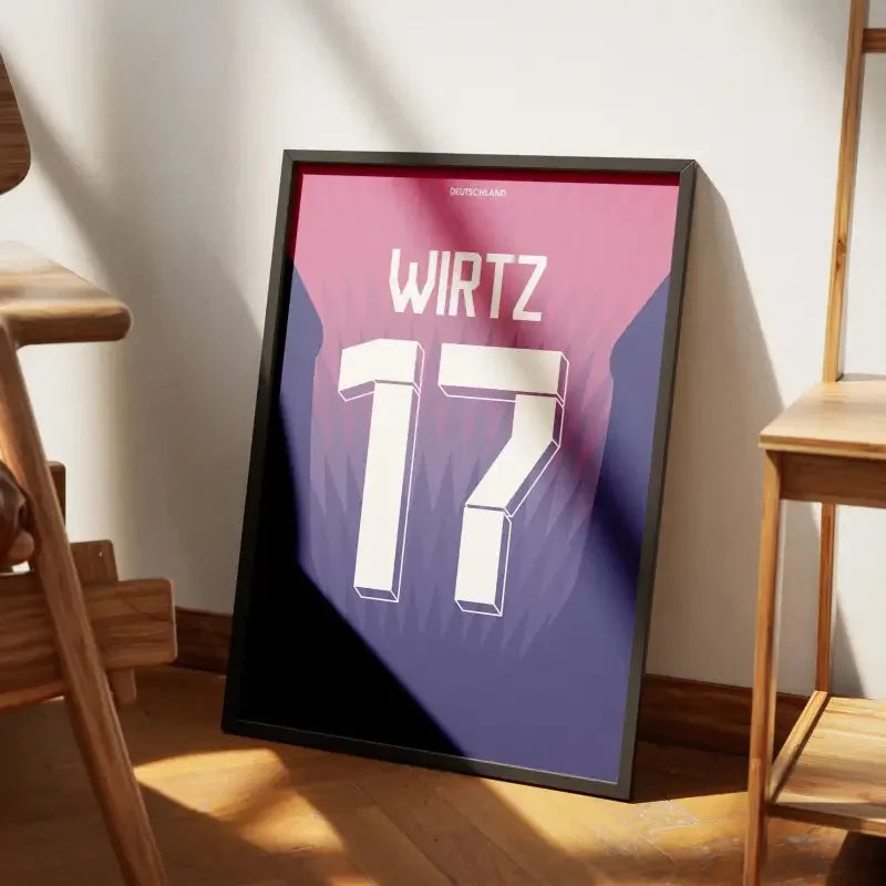 Cadre Allemagne Extérieur Euro 2024 – Affiche encadrée personnalisée - Cadre Perso