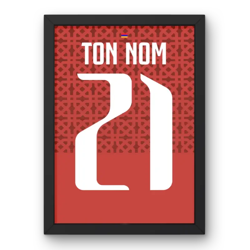 Cadre Arménie Domicile 2022-2023 – Affiche encadrée personnalisée - Cadre Perso