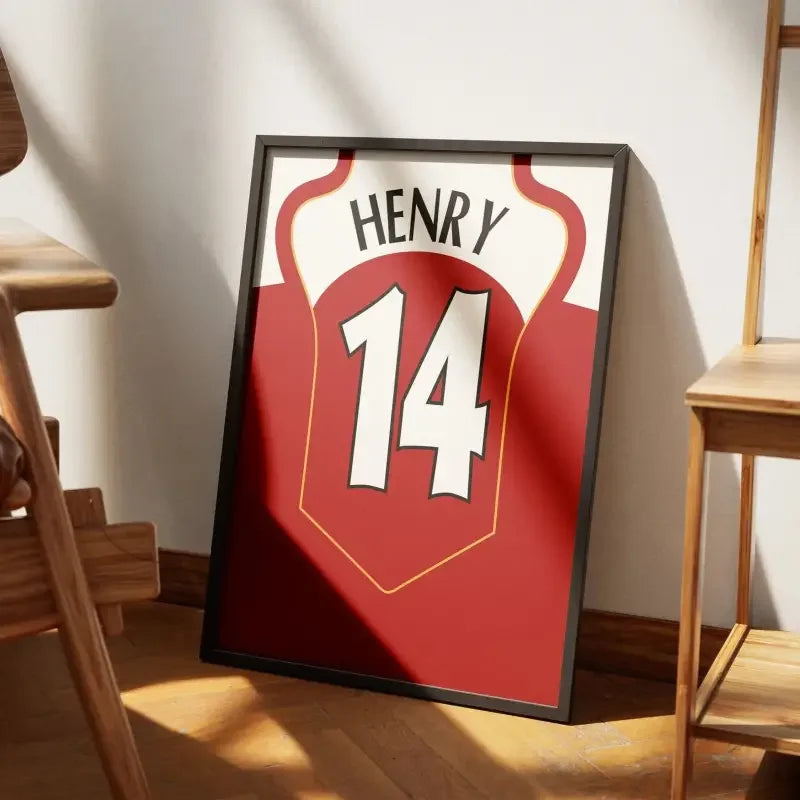 Cadre Arsenal Domicile 2004-2005 – Affiche encadrée personnalisée - Cadre Perso