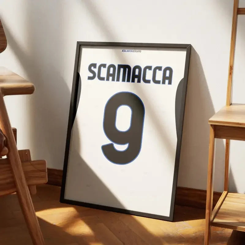 Cadre Atalanta Extérieur 2024-2025 – Affiche encadrée personnalisée - Cadre Perso