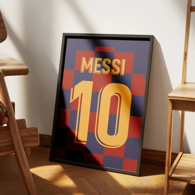 Cadre Barcelone Domicile 2019-2020 – Affiche encadrée personnalisée - Cadre Perso