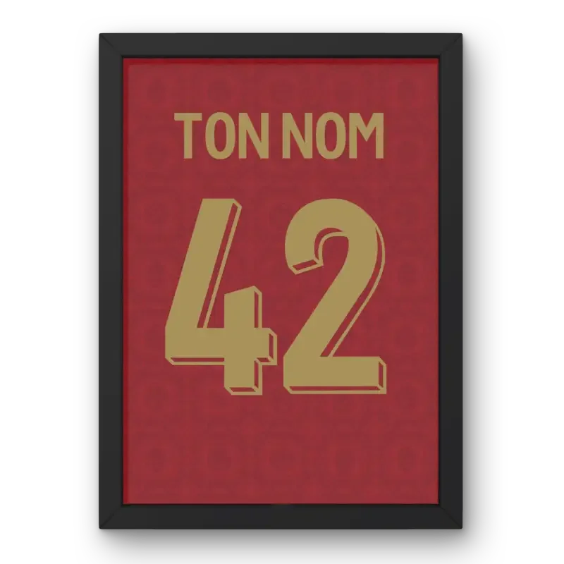 Cadre Bayern Munich 125 ans – Affiche encadrée personnalisée - Cadre Perso