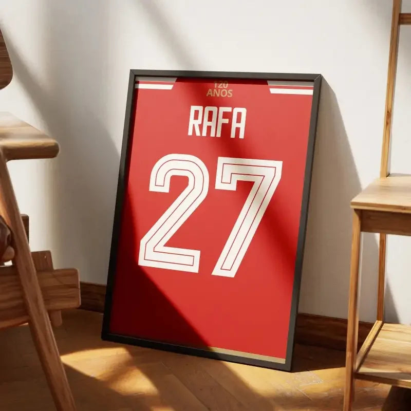 Cadre Benfica Domicile 2023-2024 – Affiche encadrée personnalisée - Cadre Perso