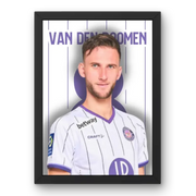 Cadre Branco van den Boomen - Le Maître du Jeu du Toulouse FC – Affiche encadrée personnalisée - Cadre Perso