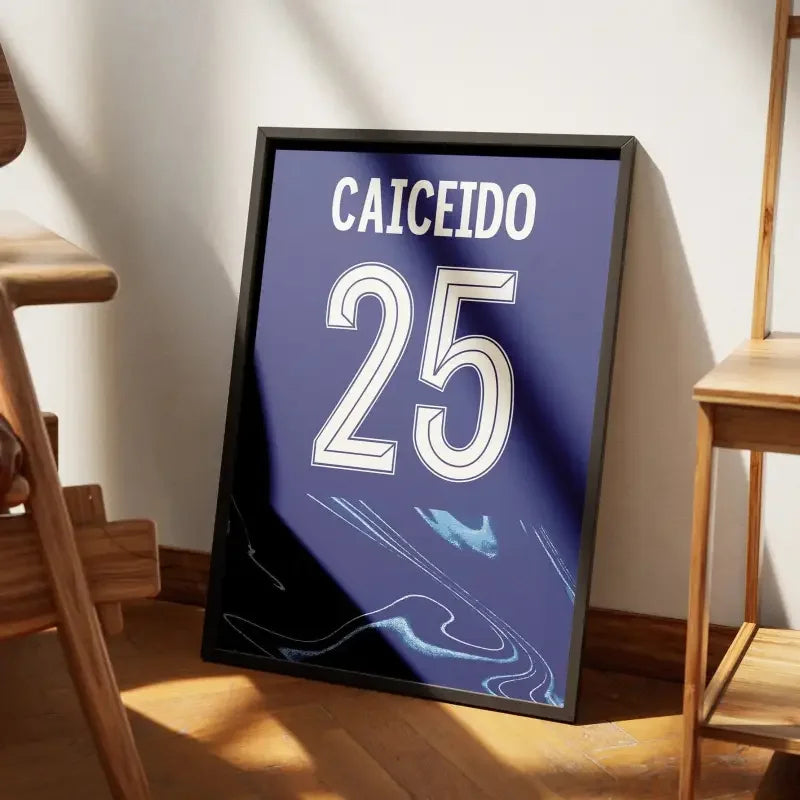 Cadre Chelsea Domicile 2024-2025 – Affiche encadrée personnalisée - Cadre Perso