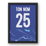 Cadre Chelsea Domicile 2024-2025 – Affiche encadrée personnalisée - Cadre Perso