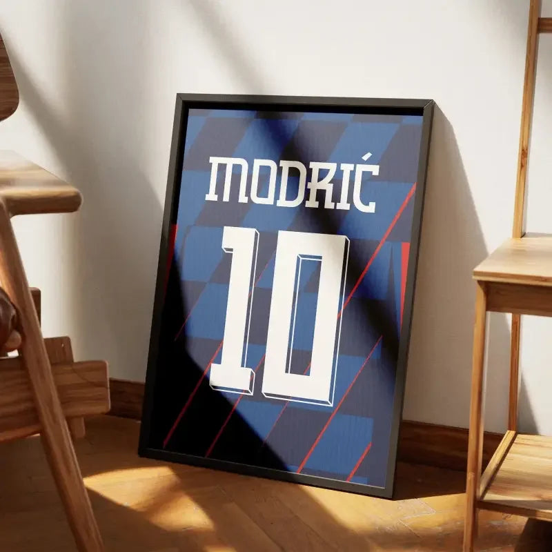 Cadre Croatie Extérieur Euro 2024 – Affiche encadrée personnalisée - Cadre Perso