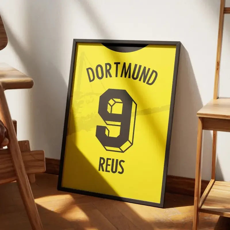 Cadre Dortmund Domicile 2023-2024 – Affiche encadrée personnalisée - Cadre Perso