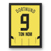 Cadre Dortmund Domicile 2024-2025 – Affiche encadrée personnalisée - Cadre Perso
