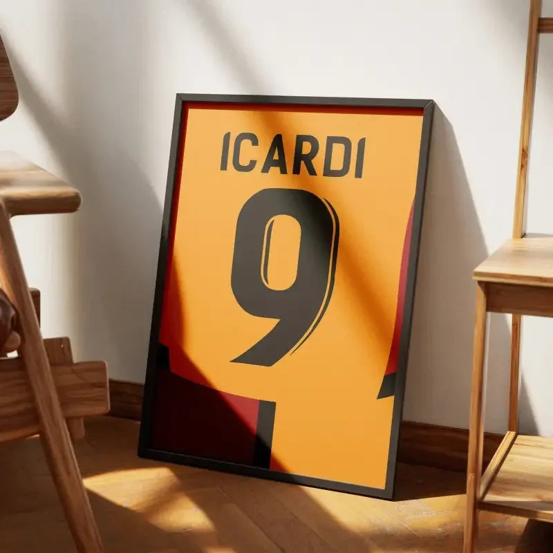 Cadre Galatasaray Domicile 2024-2025 – Affiche encadrée personnalisée - Cadre Perso