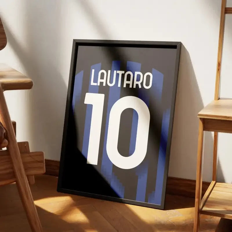 Cadre Inter Milan Domicile 2023-2024 – Affiche encadrée personnalisée - Cadre Perso