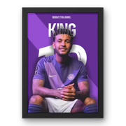 Cadre Joshua King - L'Attaquant du Toulouse FC – Affiche encadrée personnalisée - Cadre Perso