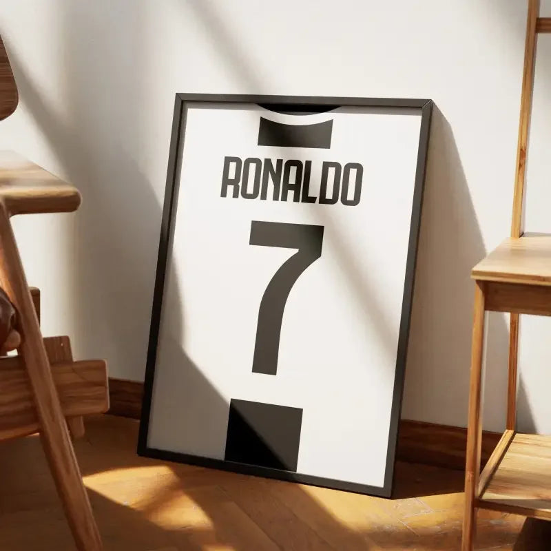 Cadre Juventus Domicile 2018-2019 – Affiche encadrée personnalisée - Cadre Perso
