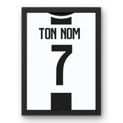 Cadre Juventus Domicile 2018-2019 – Affiche encadrée personnalisée - Cadre Perso