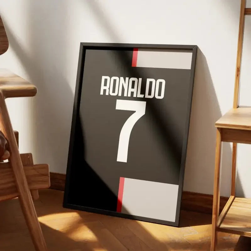 Cadre Juventus Domicile 2019-2020 – Affiche encadrée personnalisée - Cadre Perso