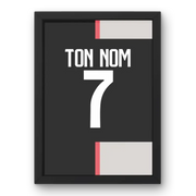 Cadre Juventus Domicile 2019-2020 – Affiche encadrée personnalisée - Cadre Perso