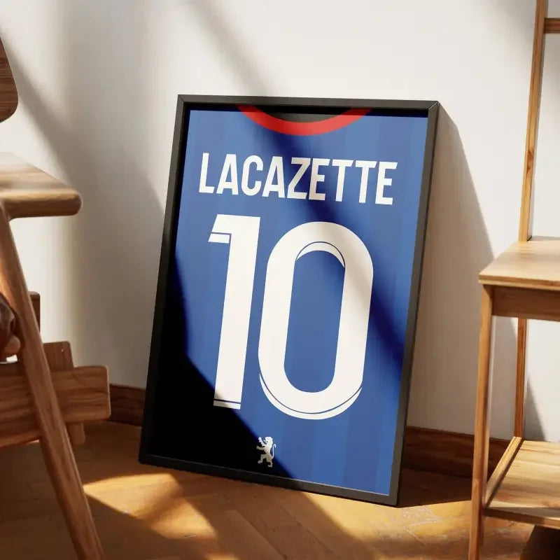 Cadre Lyon Extérieur 2023-2024 – Affiche encadrée personnalisée - Cadre Perso