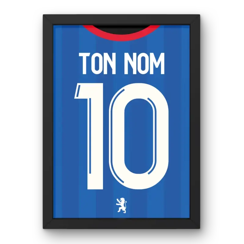 Cadre Lyon Extérieur 2023-2024 – Affiche encadrée personnalisée - Cadre Perso