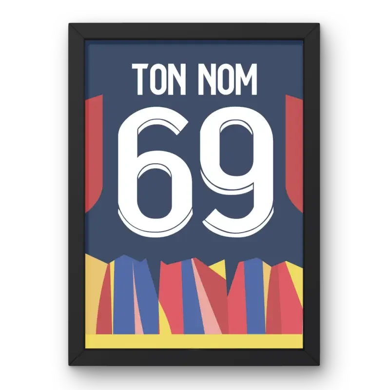 Cadre Lyon Third 2023-2024 – Affiche encadrée personnalisée - Cadre Perso