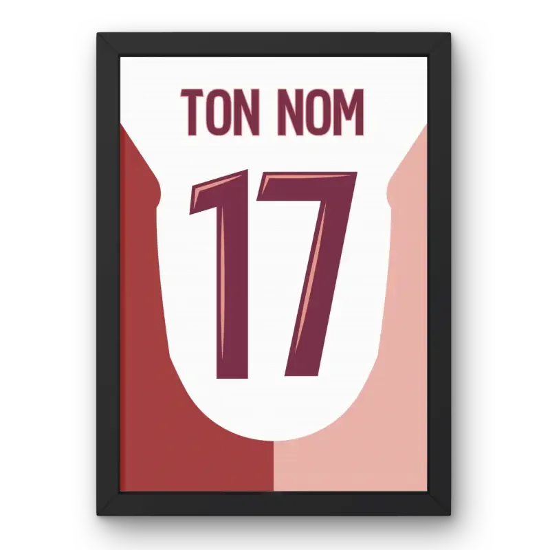 Cadre Lyon Third 2024-2025 – Affiche encadrée personnalisée - Cadre Perso