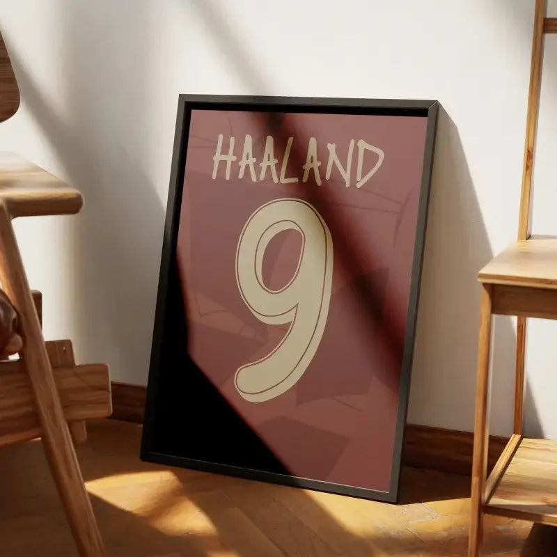 Cadre Manchester City Third 2024-2025 – Affiche encadrée personnalisée - Cadre Perso