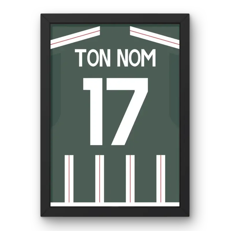 Cadre Manchester United Extérieur 2023-2024 – Affiche encadrée personnalisée - Cadre Perso