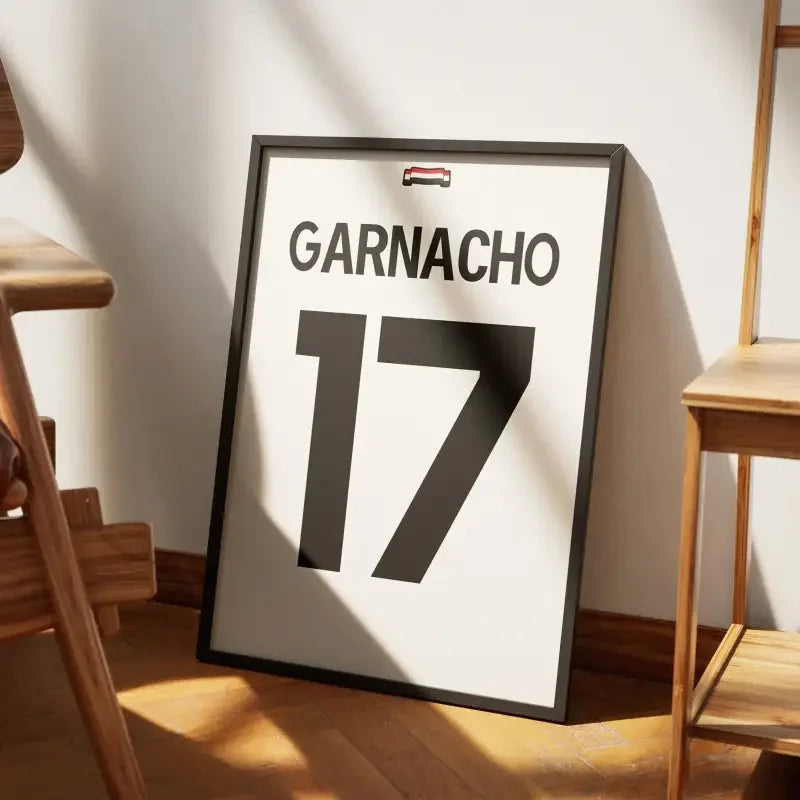 Cadre Manchester United Third 2024-2025 – Affiche encadrée personnalisée - Cadre Perso