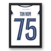 Cadre Paris FC Extérieur 2024-2025 – Affiche encadrée personnalisée - Cadre Perso