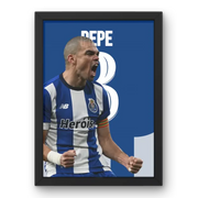 Cadre Pepe - FC Porto | Guerrier du Dragon – Affiche encadrée personnalisée - Cadre Perso