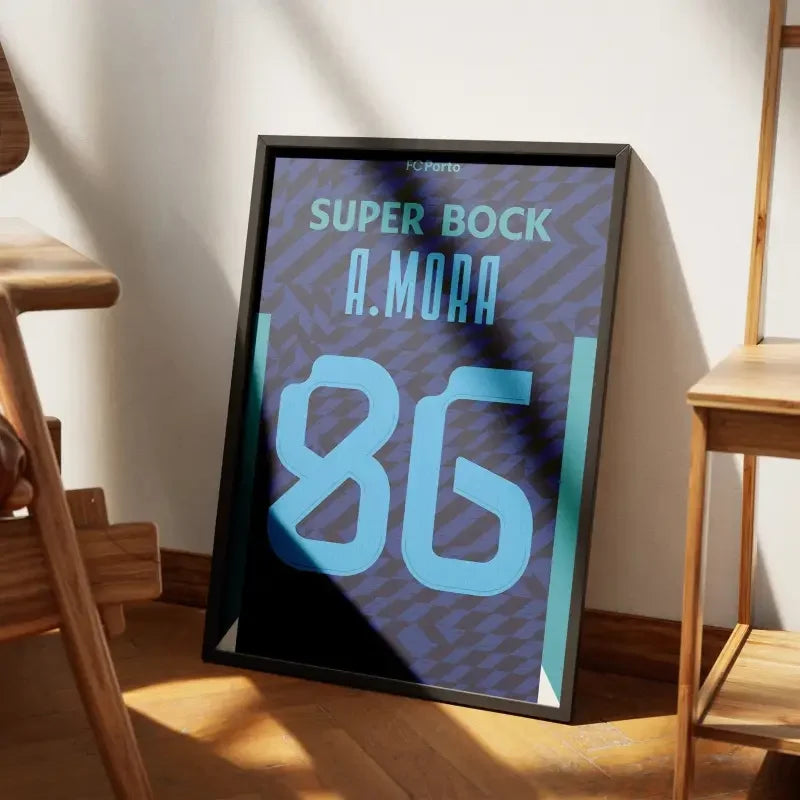 Cadre Porto Third 2024-2025 – Affiche encadrée personnalisée - Cadre Perso